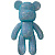 Алмазная мозаика на фигурке Blue bear Draw me! 156-DB008